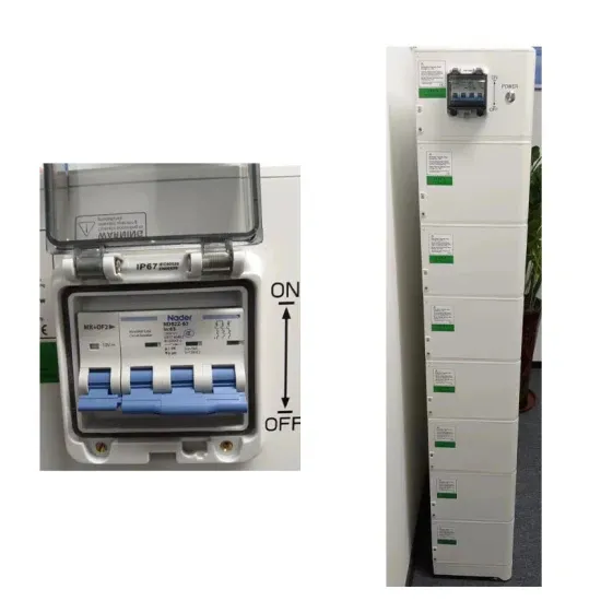 Solar power generation system energy storage cabinet